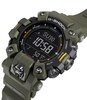 Horloge CASIO G-SHOCK Heren GW-9500-3ER Digitaal Behuizing Mineraal Zwart Bracelette Gerecyclede hars Groen Boucle ardillon Etanchéiteiten 20 BAR