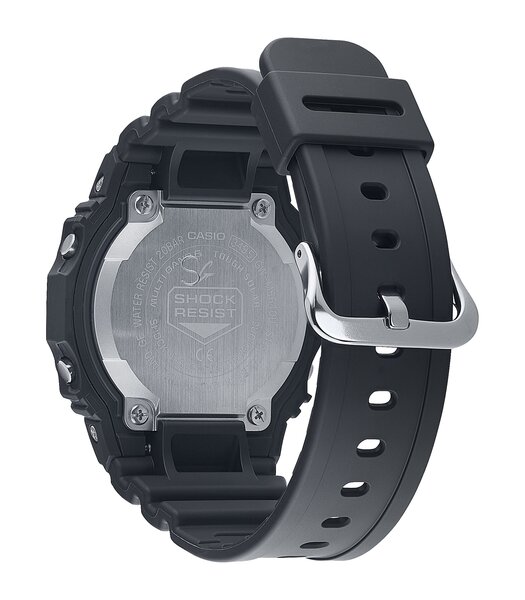 Horloge CASIO G-SHOCK Heren GW-M5610U-1BER Digitaal Behuizing MINERAAL Zwart Bracelette Hars Zwart Boucle ardillon Etanchéiteiten 20BAR