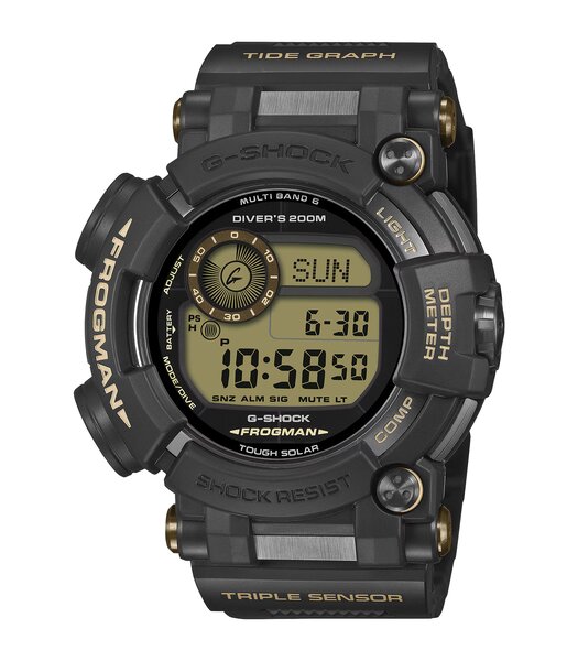 Montre CASIO G-SHOCK Homme GWF-D1000BC-1ER Digital Cadran Saphir Noir Bracelet Résine recyclé Noir Etanchéité 20 ATM