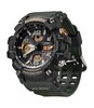 Horloge CASIO G-SHOCK Heren GWG-100-1A3ER Digitaal + analoog Behuizing Mineraal Zwart Bracelette Hars Groen Boucle ardillon Etanchéiteiten 20 BAR