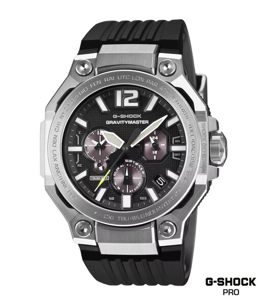 Montre CASIO G-SHOCK Homme GWR-B3000-1AER Analogique Cadran Saphir Noir Bracelet Résine Noir Etanchéité 20 ATM