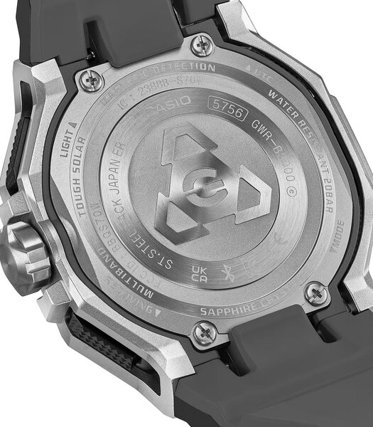 Montre CASIO G-SHOCK Homme GWR-B3000-1AER Analogique Cadran Saphir Noir Bracelet Résine Noir Etanchéité 20 ATM