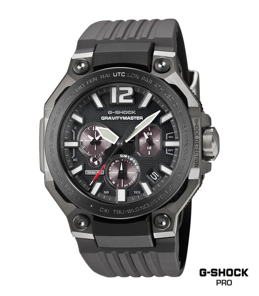 Montre CASIO G-SHOCK Homme GWR-B3000B-8AER Analogique Cadran Saphir Noir Bracelet Résine Noir Etanchéité 20 ATM