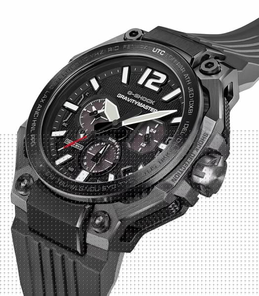 Montre CASIO G-SHOCK Homme GWR-B3000B-8AER Analogique Cadran Saphir Noir Bracelet Résine Noir Etanchéité 20 ATM