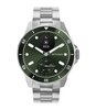 Horloge Withings SCANWATCH NOVA Heren HWA10-08 Analoog-digitaal Behuizing Saffier Groen Bracelette Roestvrij staal Staal Etanchéiteiten 10BAR