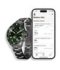 Horloge Withings SCANWATCH NOVA Heren HWA10-08 Analoog-digitaal Behuizing Saffier Groen Bracelette Roestvrij staal Staal Etanchéiteiten 10BAR