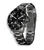 Horloge Withings SCANWATCH NOVA Heren HWA10-09 Analoog-digitaal Behuizing Saffier Zwart Bracelette Roestvrij staal Staal Etanchéiteiten 10BAR