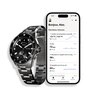 Horloge Withings SCANWATCH NOVA Heren HWA10-09 Analoog-digitaal Behuizing Saffier Zwart Bracelette Roestvrij staal Staal Etanchéiteiten 10BAR