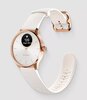Montre Withings SCANWATCH LIGHT Femme HWA11-01 Analogue-Digital Cadran Saphir Blanc Bracelet Silicone Beige Etanchéité 5BAR