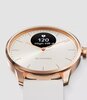 Montre Withings SCANWATCH LIGHT Femme HWA11-01 Analogue-Digital Cadran Saphir Blanc Bracelet Silicone Beige Etanchéité 5BAR