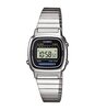 Montre CASIO CASIO COLLECTION RETRO Unisexe LA670WEA-1EF Digital Cadran Acrylique Noir Bracelet Acier inoxydable Acier Clip / clasp