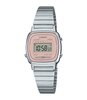 Horloge CASIO CASIO COLLECTION RETRO Unisex LA670WEA-4A2EF Digitaal Behuizing Acryl Roze Bracelette Roestvrij staal Zilverkleurig Boucle déployante Et