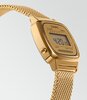 Horloge CASIO CASIO COLLECTION RETRO Heren LA670WEMY-9EF Digitaal Behuizing Acryl Geel Bracelette Milanees Geelgoudkleurig Clip / clasp