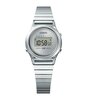 Horloge CASIO CASIO COLLECTION RETRO Dames LA700WE-7AEF Digitaal Behuizing Acryl Zilverkleurig Bracelette Roestvrij staal Zilverkleurig Boucle ardillo