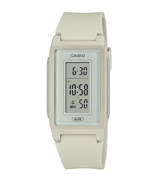 Montre CASIO CASIO COLLECTION Homme LF-10WH-8EF Digital Cadran Acrylique Blanc Bracelet Résine recyclé Blanc Boucle ardillon