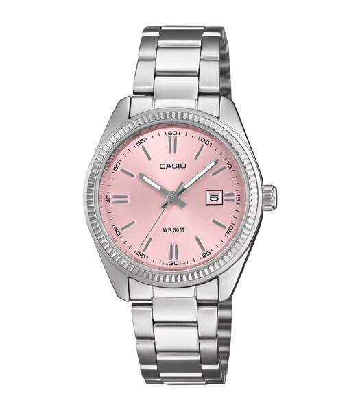 Montre CASIO CASIO COLLECTION Femme LTP-1302PD-4AVEF Analogique Cadran Minéral Rose Bracelet Acier inoxydable Acier Etanchéité 5 ATM