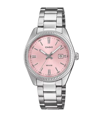 Montre CASIO CASIO COLLECTION Femme LTP-1302PD-4AVEF Analogique Cadran Minéral Rose Bracelet Acier inoxydable Acier Etanchéité 5 ATM