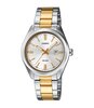 Horloge CASIO CASIO COLLECTION Unisex LTP-1302PSG-7AVEG Analoog Behuizing MINERAAL Grijs Armband Roestvrij staal Staal / geel goud UITKLAPBARE BOEGEN
