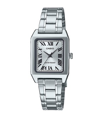 Horloge CASIO CASIO COLLECTION Unisex LTP-B150D-7BEF Analoog Behuizing MINERAAL Zilverkleurig Armband Roestvrij staal Zilverkleurig Uitklapbare lus