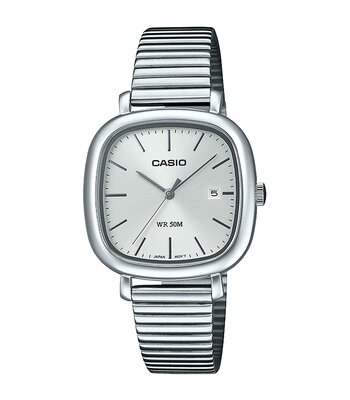 Montre CASIO CASIO COLLECTION Femme LTP-B166D-7AVEF Analogue Cadran MINERAL Argenté Bracelet Acier inoxydable Argenté Etanchéité 5BAR