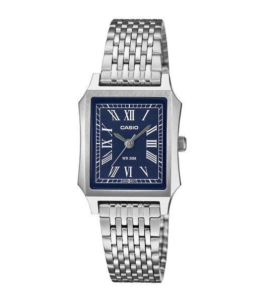 Montre CASIO CASIO COLLECTION Femme LTP-B190D-2BVER Analogique Cadran Minéral Bleu Bracelet Acier inoxydable Acier Etanchéité 5 ATM