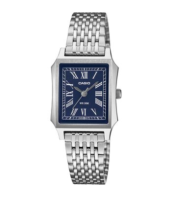 Montre CASIO CASIO COLLECTION Femme LTP-B190D-2BVER Analogique Cadran Minéral Bleu Bracelet Acier inoxydable Acier Etanchéité 5 ATM