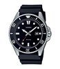 Montre CASIO CASIO COLLECTION Homme MDV-107-1A1VEF Analogue Cadran MINERAL Noir Bracelet Résine Noir Etanchéité 20BAR