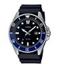 Montre CASIO CASIO COLLECTION Homme MDV-107-1A2VEF Analogue Cadran MINERAL Bleu Bracelet Résine Noir Etanchéité 20BAR