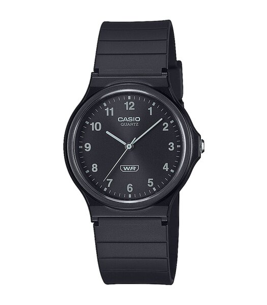 Montre CASIO CASIO COLLECTION Homme MQ-24B-1BEF Analogue Cadran Acrylique Noir Bracelet Résine Noir