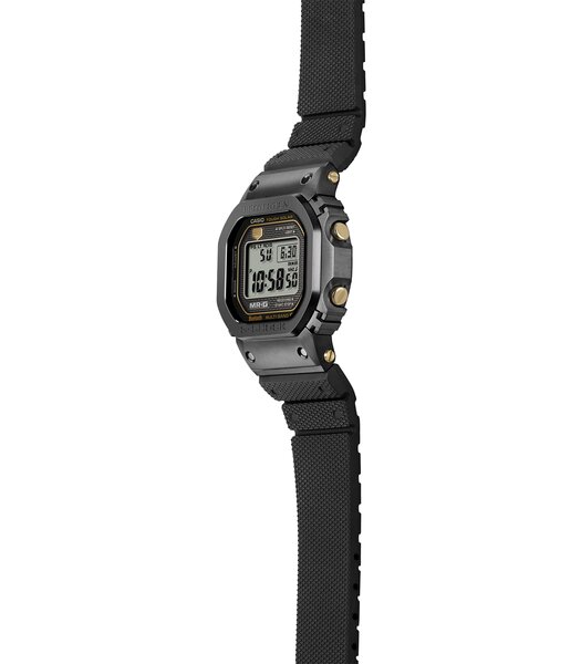 Horloge CASIO G-SHOCK Heren MRG-B5000R-1DR Digitaal Behuizing Acryl Bracelette Hars Zwart Boucle ardillon