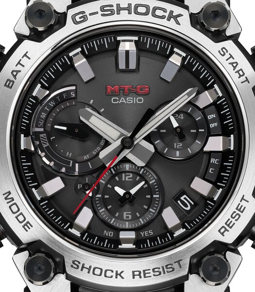 Montre CASIO G-SHOCK Homme MTG-B3000D-1AER Analogique Cadran Saphir Noir Bracelet Acier inoxydable Acier Boucle déployante Etanchéité 10 BAR