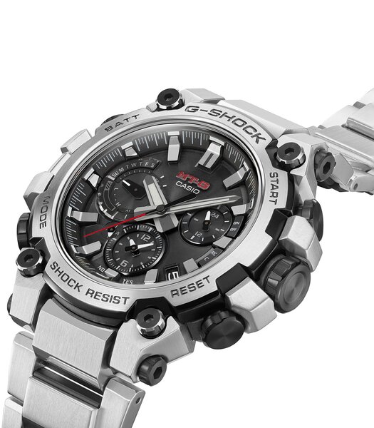 Montre CASIO G-SHOCK Homme MTG-B3000D-1AER Analogique Cadran Saphir Noir Bracelet Acier inoxydable Acier Boucle déployante Etanchéité 10 BAR