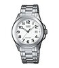 Montre CASIO CASIO COLLECTION MTP-1259PD-7BEG Analogue Cadran MINERAL Blanc Bracelet Acier inoxydable Acier BOUCLE DEPLOYANTE