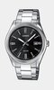 Montre CASIO CASIO COLLECTION Homme MTP-1302PD-1A1VEF Analogue Cadran MINERAL Noir Bracelet Acier inoxydable Acier BOUCLE DEPLOYANTE Etanchéité 5BAR