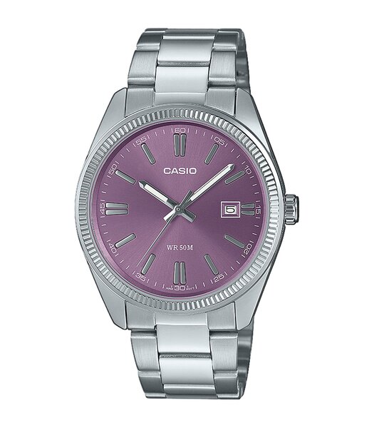 Montre CASIO CASIO COLLECTION Homme MTP-1302PD-6AVEF Analogique Cadran Minéral Bracelet Acier inoxydable Acier Boucle ardillon