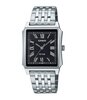 Montre CASIO CASIO COLLECTION Homme MTP-B190D-1BVEF Analogue Cadran MINERAL Noir Bracelet Acier inoxydable Argenté Etanchéité 5BAR