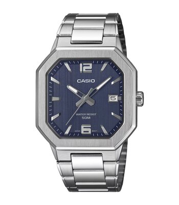 Montre CASIO CASIO COLLECTION Homme MTP-B195D-2AVEF Analogique Cadran Minéral Acier Bracelet Acier inoxydable Acier Clip / clasp Etanchéité 5 ATM