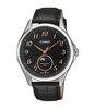 Horloge CASIO CASIO COLLECTION Heren MTP-M110L-1AVER Analoog Behuizing MINERAAL Zwart Bracelette Leer Zwart Etanchéiteiten 5BAR