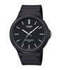 Horloge CASIO CASIO COLLECTION Heren MW-240-1EVEF Analoog Behuizing Acryl Zwart Bracelette HARS Zwart Boucle ardillon Etanchéiteiten 5BAR