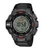 Horloge CASIO PROTREK Heren PRG-270-1ER Digitaal Behuizing Mineraal Zwart Armband Hars Grijs Gespíndel Waterdichtheid 10 BAR