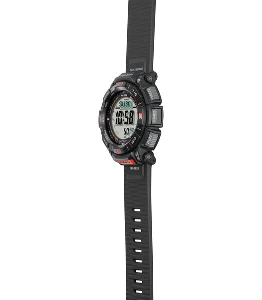 Montre CASIO PROTREK Homme PRG-340-1ER Analogique Cadran Saphir Noir Bracelet Acier inoxydable Acier Boucle déployante Etanchéité 10 BAR
