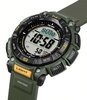 Montre CASIO PROTREK Homme PRG-340-3ER Analogique Cadran Saphir Noir Bracelet Acier inoxydable Acier Boucle déployante Etanchéité 10 BAR