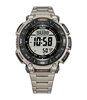 Montre CASIO PROTREK Homme PRG-340T-7ER Digital Cadran MINERAL Gris Bracelet Titane Argenté Boucle déployante Etanchéité 10BAR