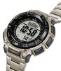 Montre CASIO PROTREK Homme PRG-340T-7ER Digital Cadran MINERAL Gris Bracelet Titane Argenté Boucle déployante Etanchéité 10BAR