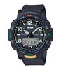 Horloge CASIO PROTREK Heren PRT-B50-1ER Digitaal Behuizing Mineraal Zwart Bracelette Hars Zwart Boucle ardillon Etanchéiteiten 10 BAR