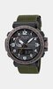 Horloge CASIO PROTREK Heren PRW-6600YB-3ER Digitaal + analoog Behuizing Mineraal Grijs Bracelette Stof Khaki Boucle ardillon Etanchéiteiten 10 BAR