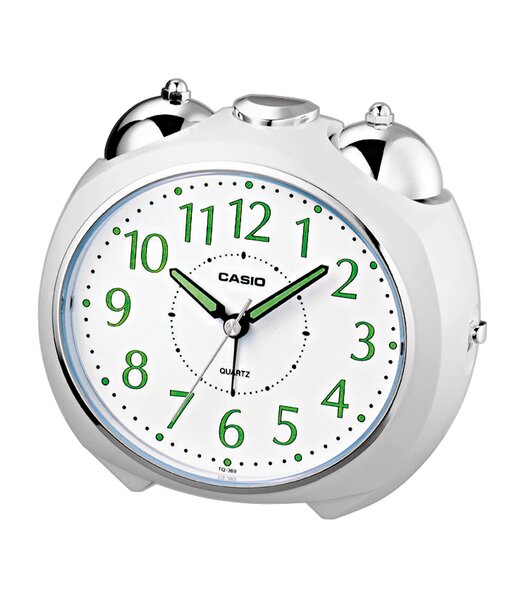 Montre CASIO WAKE UP TIMER TQ-369-7EF Analogique Cadran Acrylique Blanc