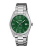 Montre CASIO CASIO COLLECTION Unisexe UTP-1302PD-3A1VEF Analogique Cadran Minéral Vert Bracelet Acier inoxydable Acier Etanchéité 5 ATM