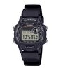 Horloge CASIO CASIO COLLECTION Heren W-220H-1AVEF Digitaal Behuizing Acryl Zwart Bracelette Hars Zwart Etanchéiteiten 5BAR