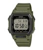 Horloge CASIO CASIO COLLECTION Unisex W-738H-3AVEF Digitaal Behuizing Hars Zwart Armband Hars Khaki Waterdichtheid 10 ATM